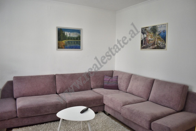 One bedroom apartment for rent on Myslym Shyri Street near Faik Konica Kindergarten.
It is located 